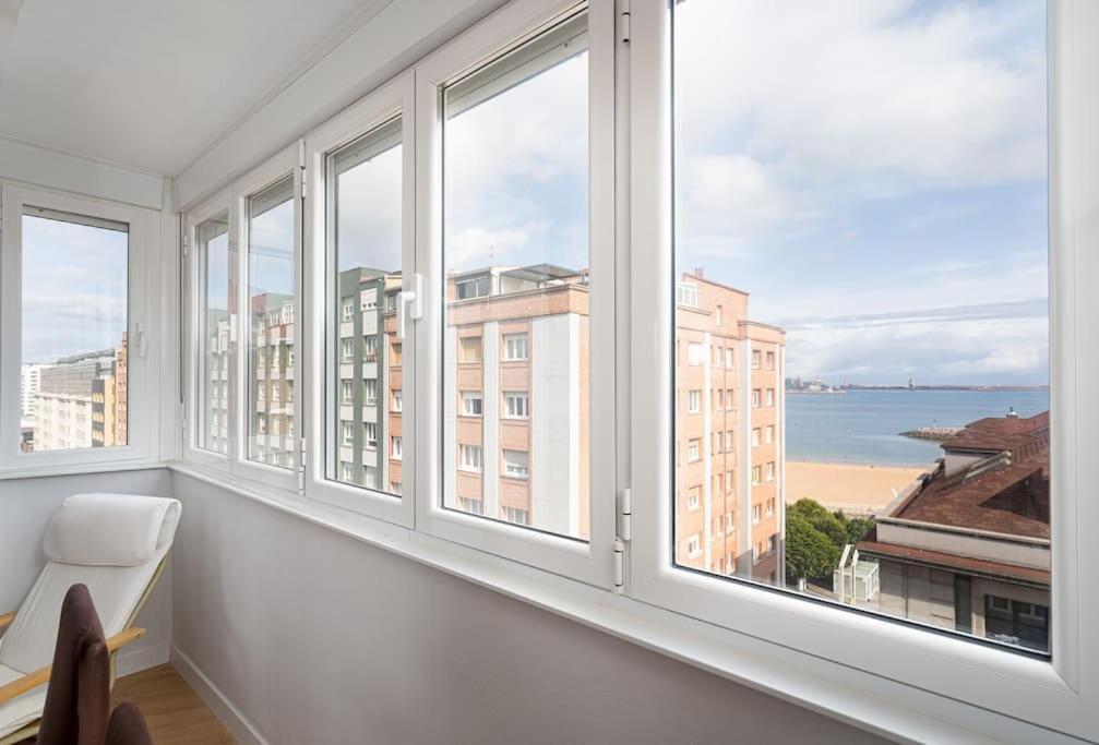 Myhousespain - Moderno Piso Frente Al Mar Gijon Luaran gambar